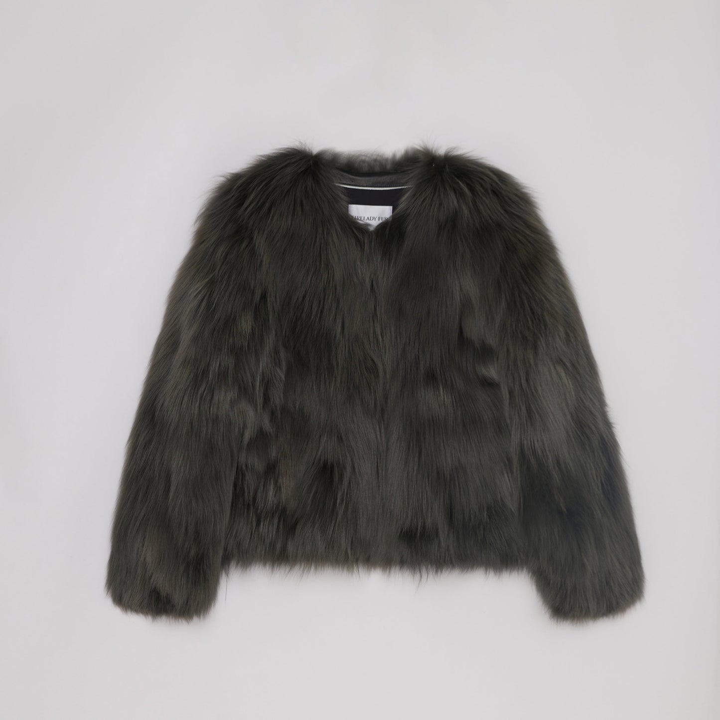 Reed Flower Finnish Fox Fur Coat - Italiqo