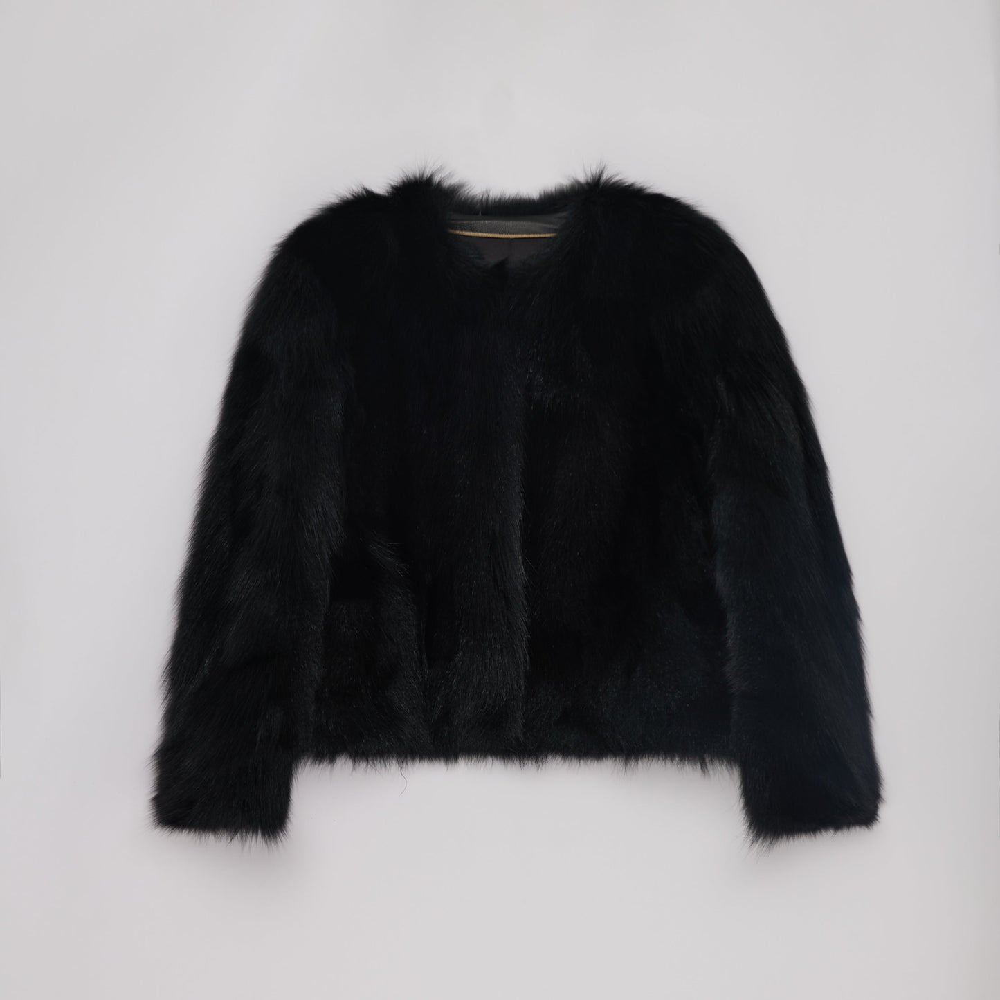 Reed Flower Finnish Fox Fur Coat - Italiqo