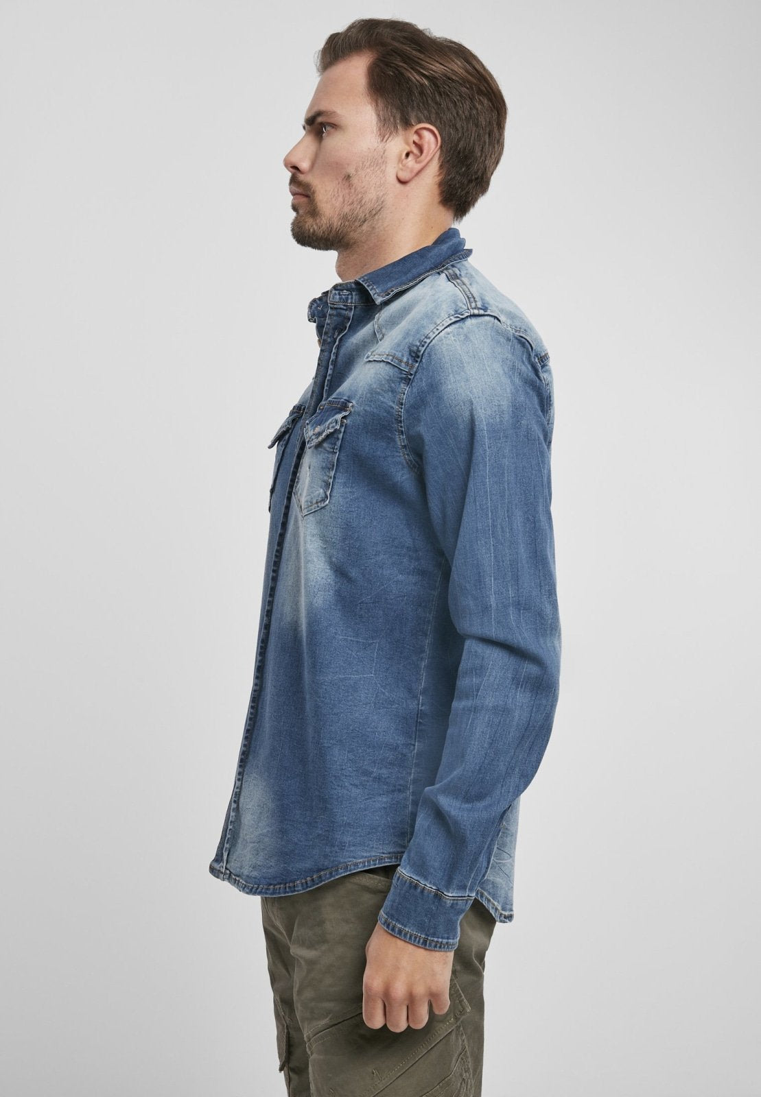 Riley Denim Shirt - Italiqo