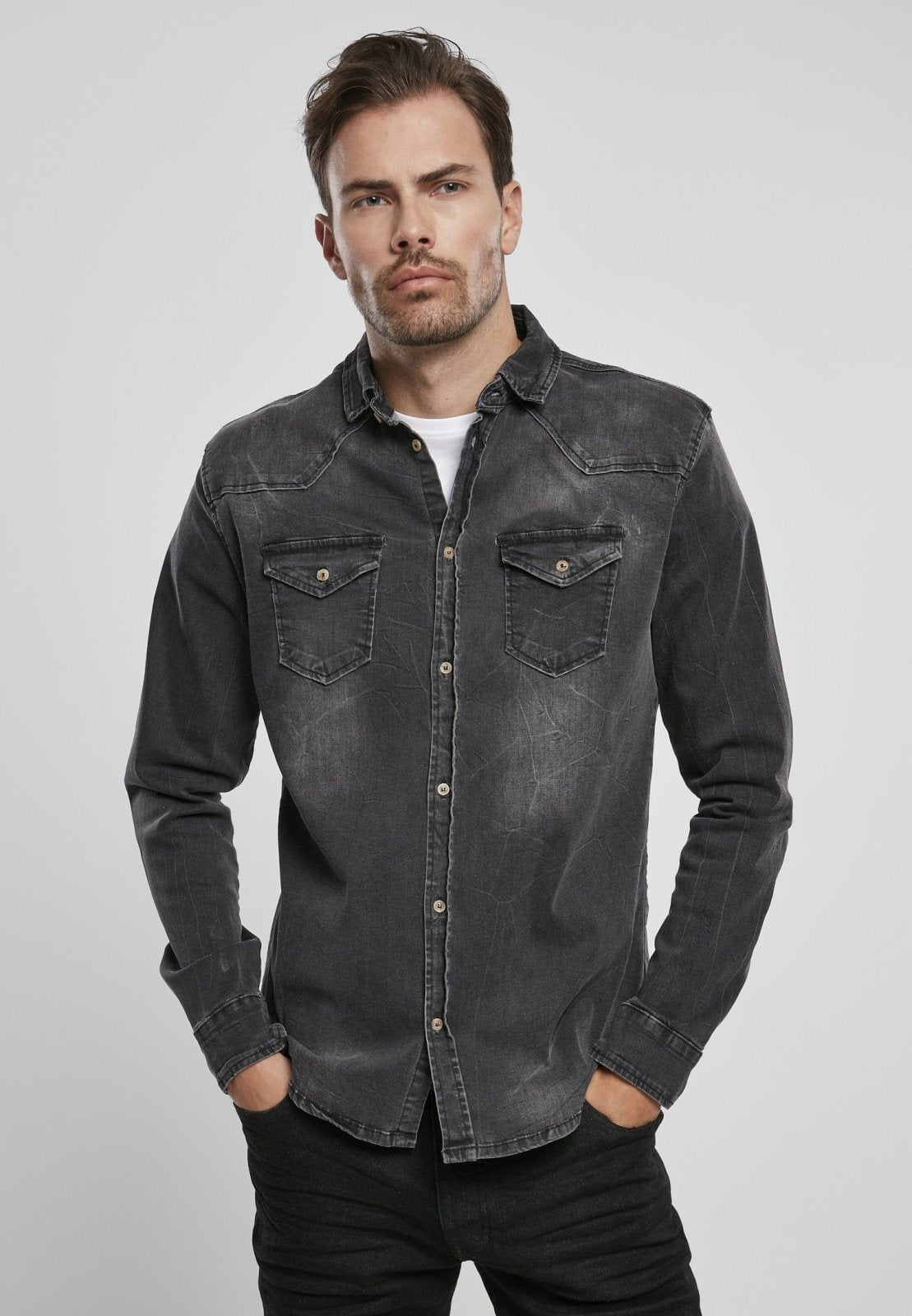 Riley Denim Shirt - Italiqo