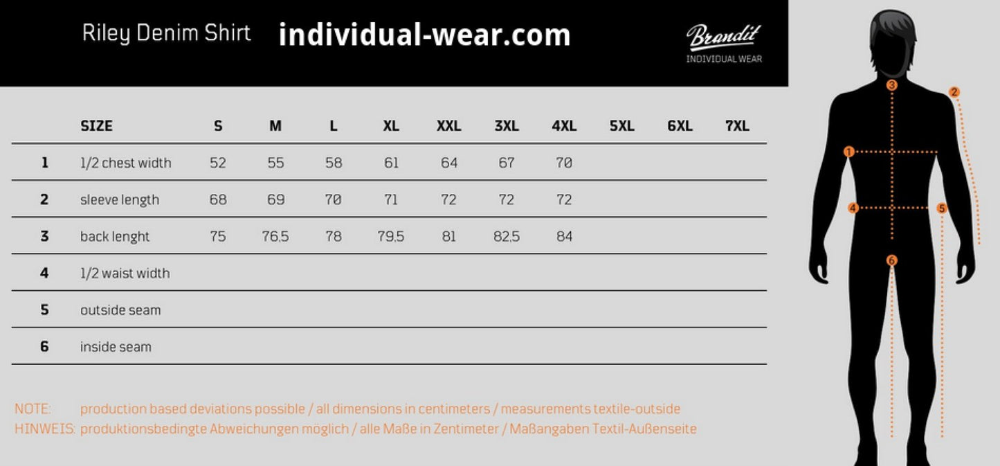 Riley Denim Shirt - Italiqo