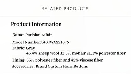 "Parisian Affair"Circle Long Fur Toggle Coat for Women - Italiqo