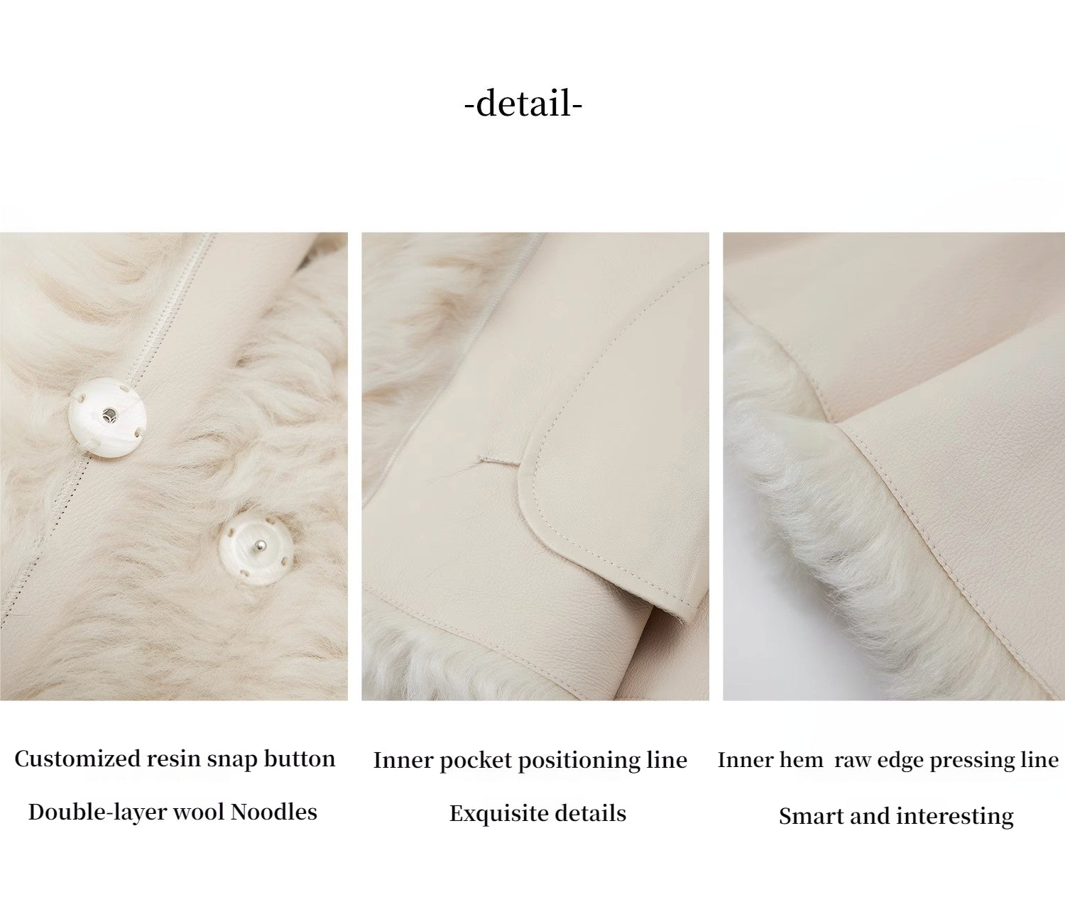 Sea of Love Accompaniment Casual Stand-Up Collar Tuscan Sheepskin - Italiqo