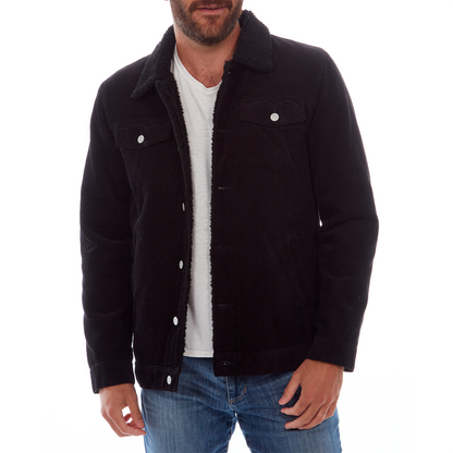 Kolton Corduroy Trucker Jacket - Italiqo
