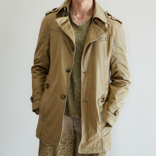 Mens Classic Trench Coat - Italiqo