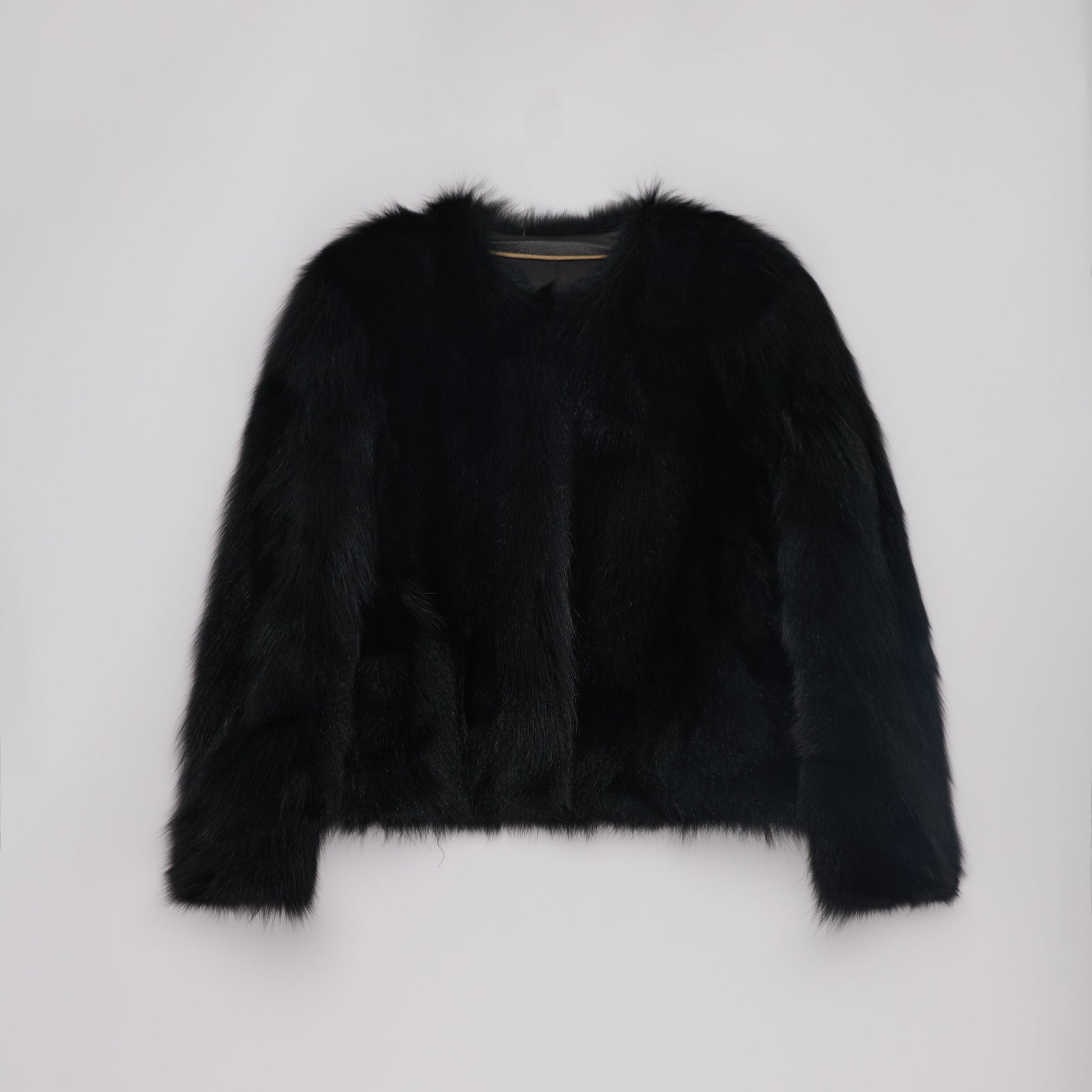 Reed Flower Finnish Fox Fur Coat - Italiqo