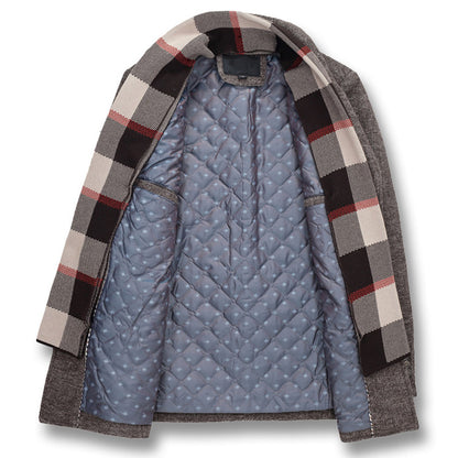 Men's Winter Coats Thick Cotton Wool Jackets - Italiqo
