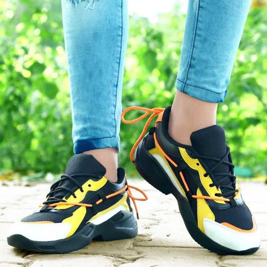 Men's Stylish Running Shoes For Men (Size-UK-10) (Color-BLACK) - Italiqo