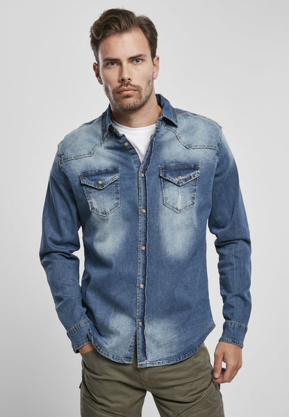 Riley Denim Shirt - Italiqo