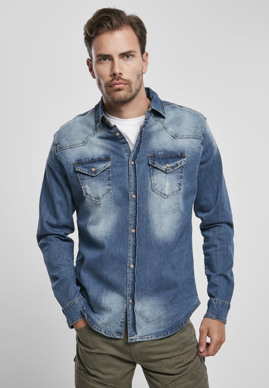 Riley Denim Shirt - Italiqo