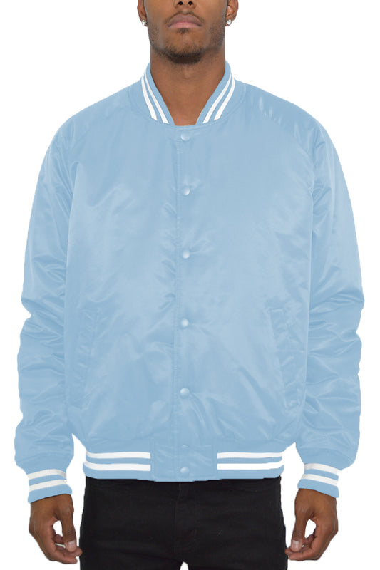 Classic Varsity Windbreaker Bomber Jacket - Italiqo