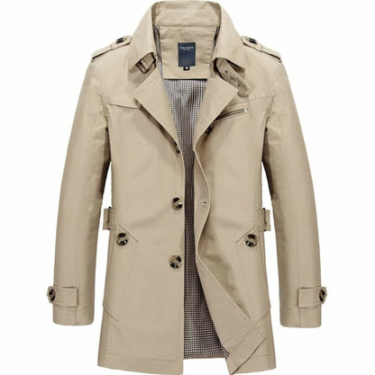 Mens Classic Trench Coat - Italiqo