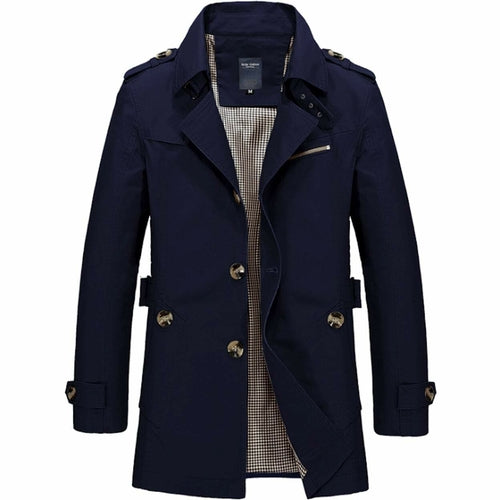 Mens Classic Trench Coat - Italiqo