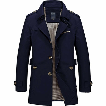 Mens Classic Trench Coat - Italiqo