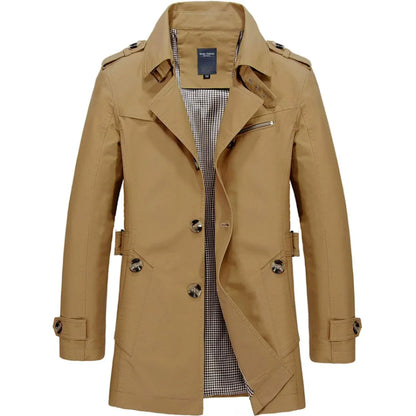 Mens Classic Trench Coat - Italiqo