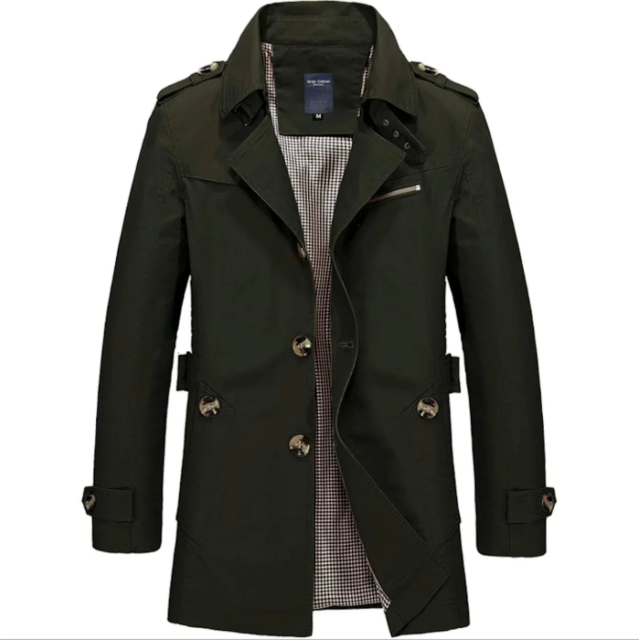 Mens Classic Trench Coat - Italiqo