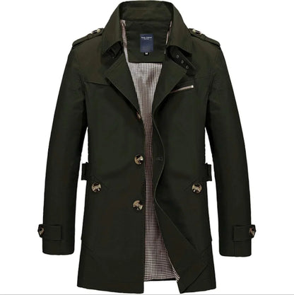 Mens Classic Trench Coat - Italiqo