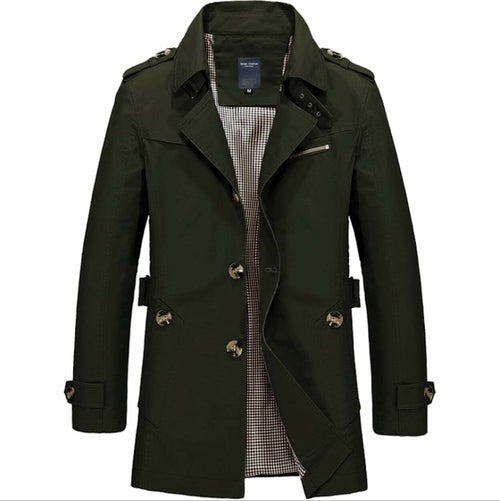 Mens Classic Trench Coat - Italiqo