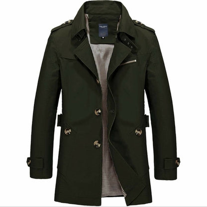 Mens Classic Trench Coat - Italiqo